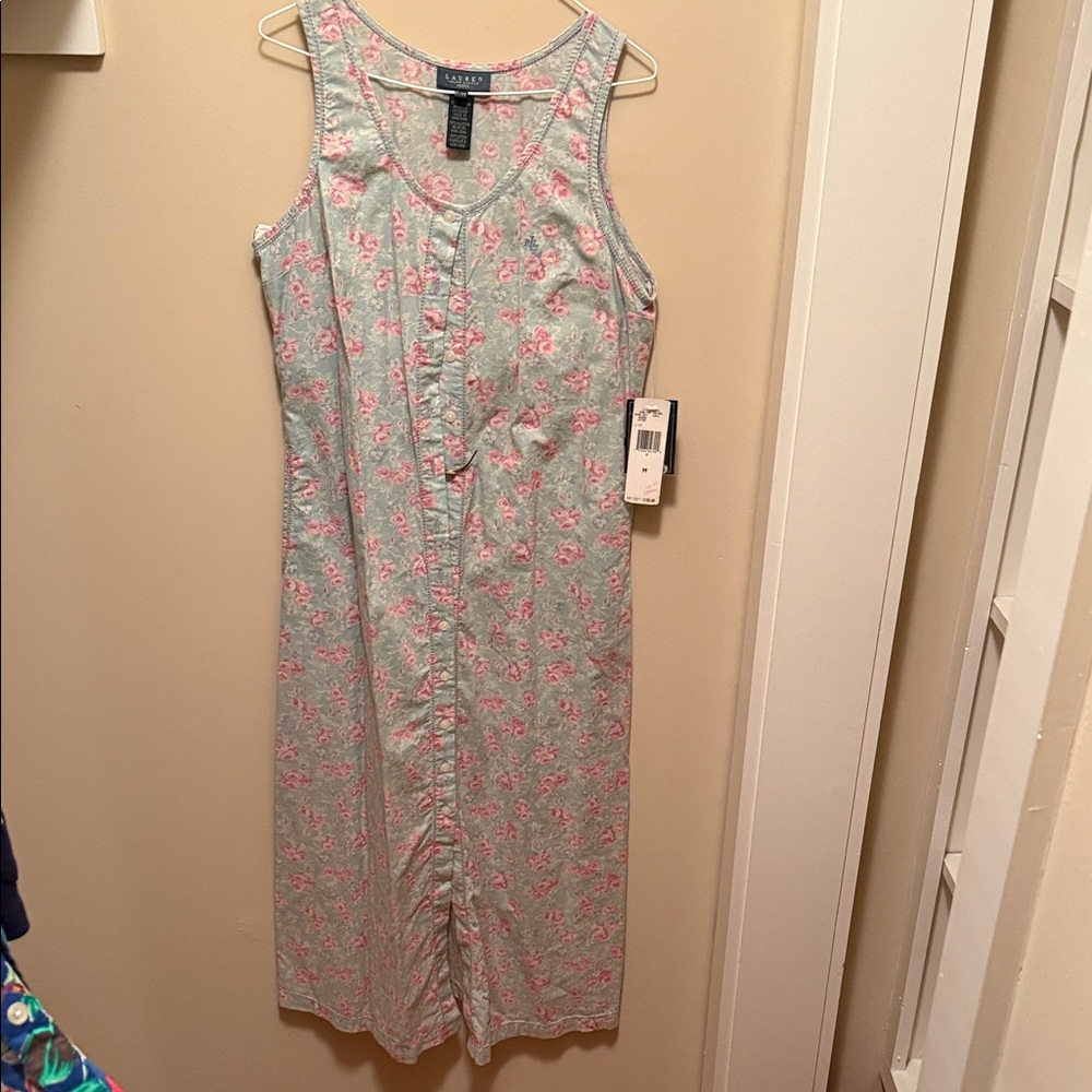 Lauren Ralph Lauren Pink Floral Midi Dress